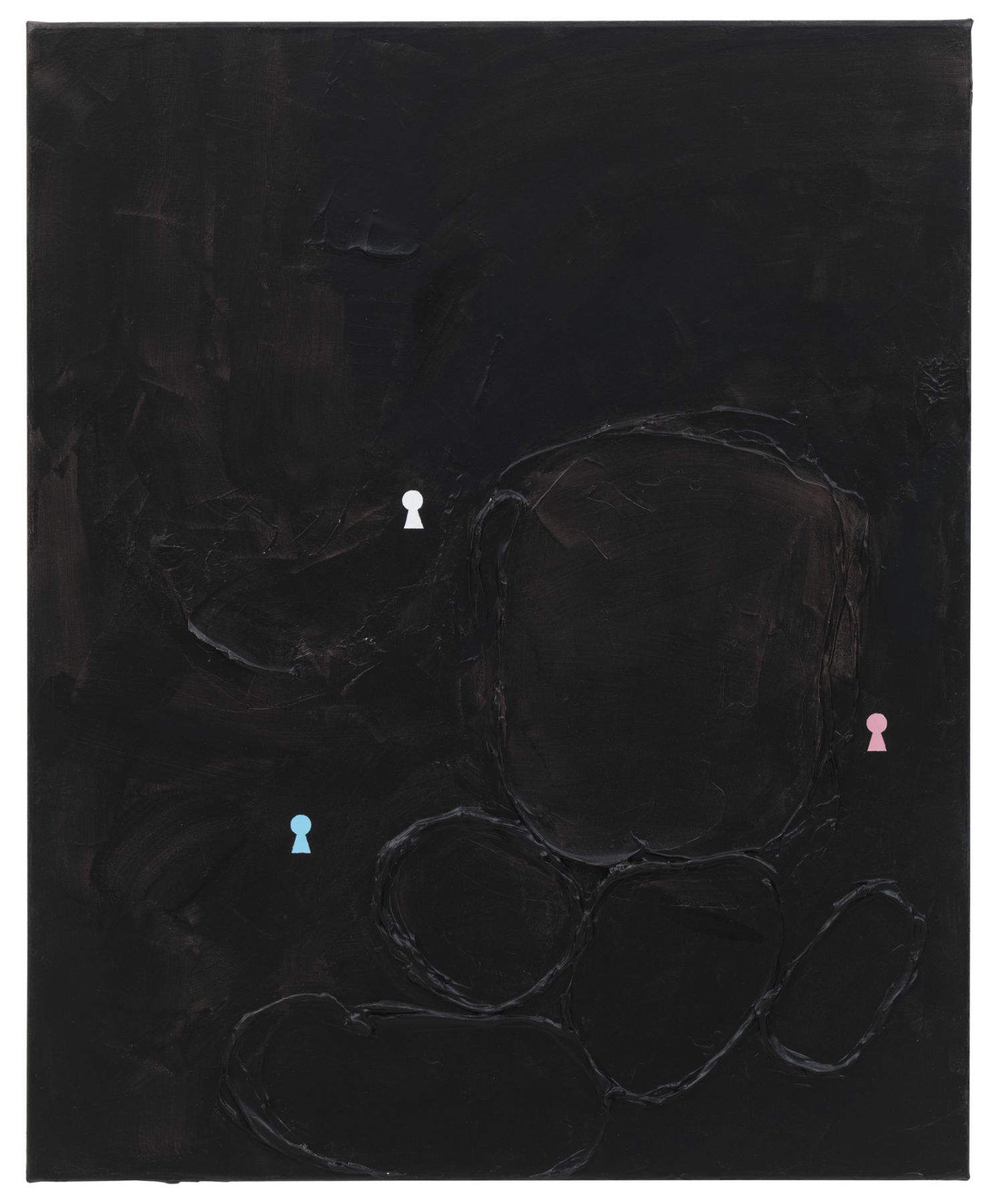 rear painting, 2012 acrylic on canvas 31 1/2 x 25 1/2 inches