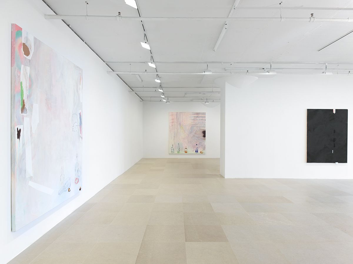 Monika Baer, Installation view, on hold, Greene Naftali, New York, 2015