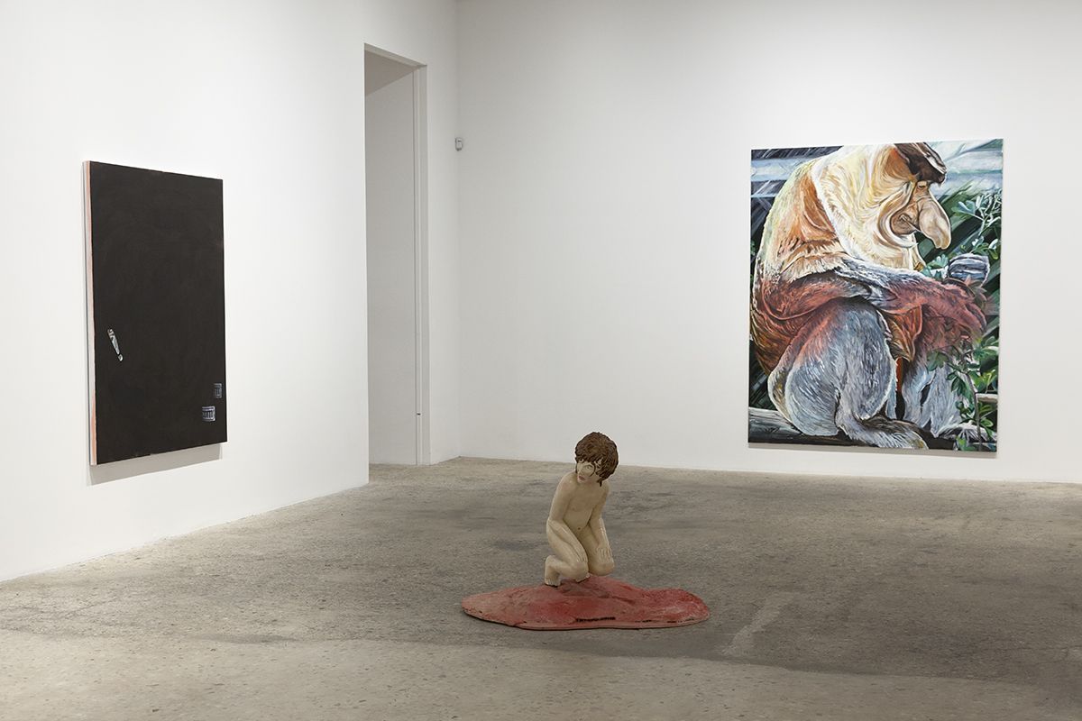 Installation view, Infected Foot, Greene Naftali, 2017