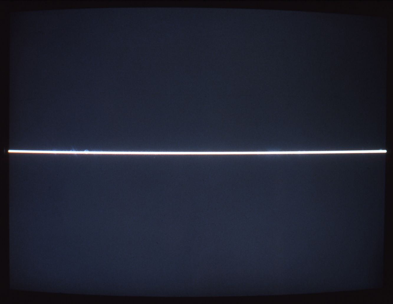 Line, 1999, 43 continuous vhs tape for monitor, Dimensions variable
