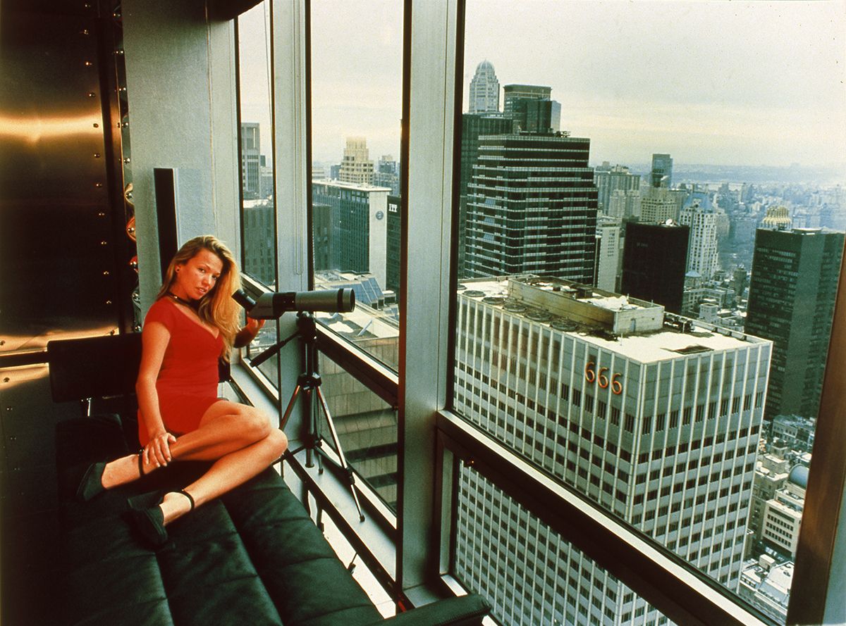 Daniela Rossell Untitled (Ricas y Famosas) 666 Telescope, 1999 C-print 30 x 40 inches 76.2 x 101.6 cm
