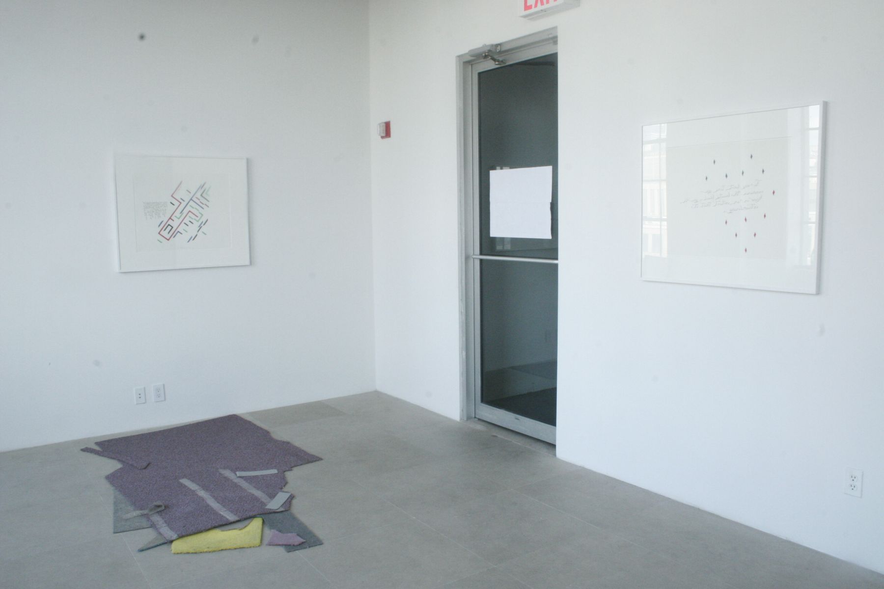 Installation view, Genesis I'm Sorry, Greene Naftali, New York, 2007