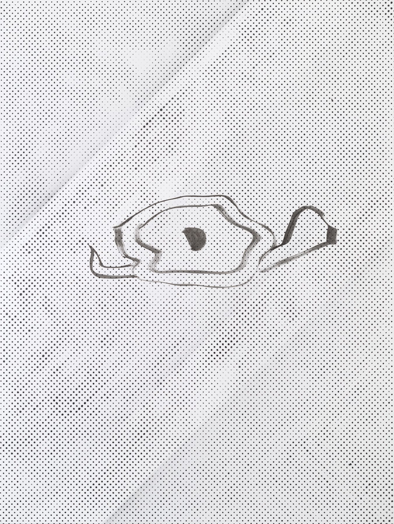 Michael Krebber MK.280, 2015 Lacquer on canvas 78 3/4 x 59 1/8 inches (200 x 150.2 cm)