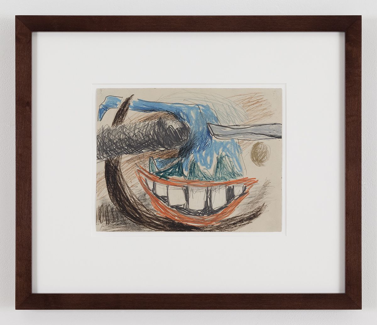 Lee Lozano, No title, n.d., crayon and graphite on paper, 8 3/4 x 11 1/4 inches (22.2 x 28.6 cm)