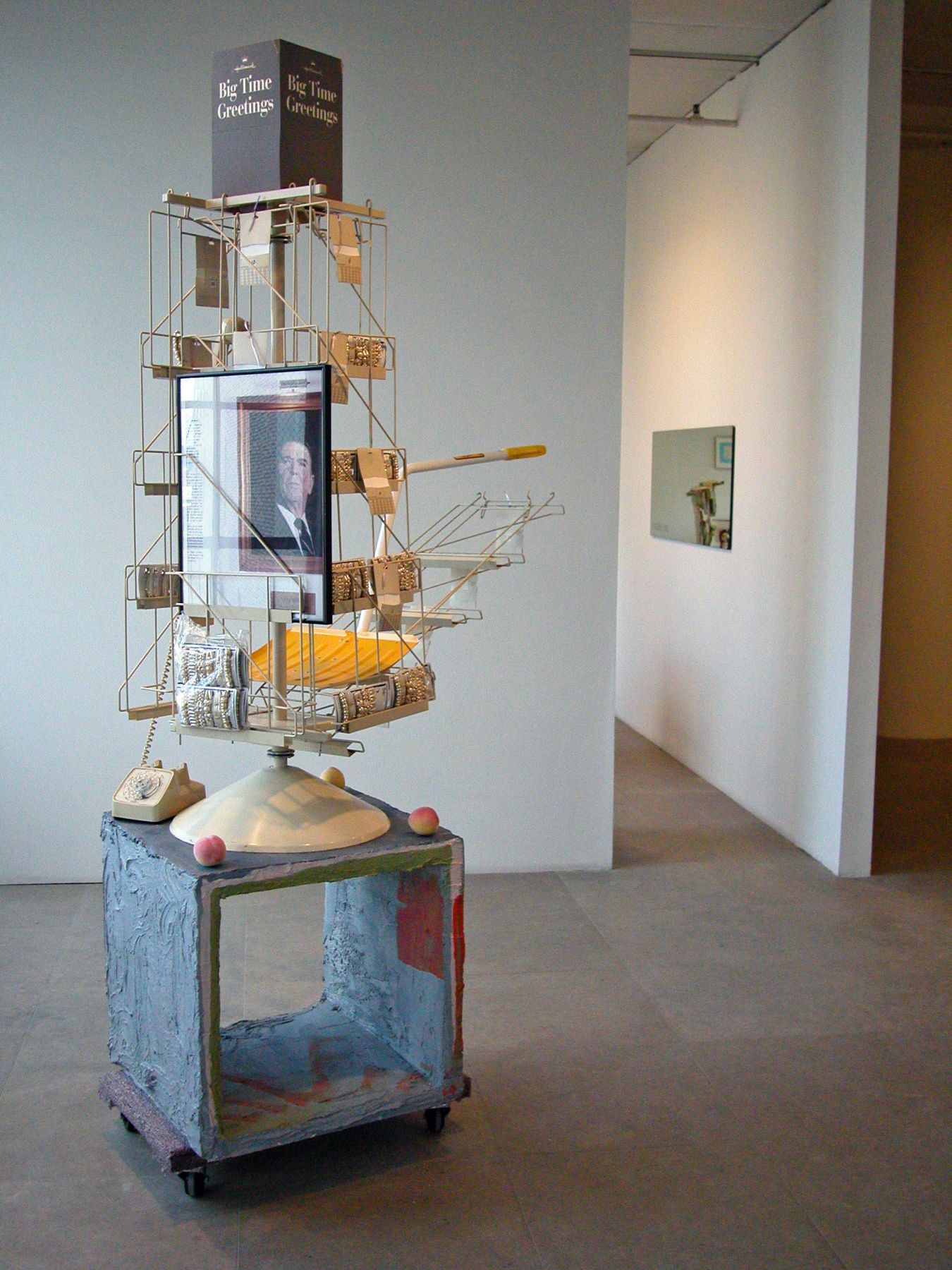Rachel Harrison, Nice Rack, 2006, mixed media, 99 x 63 x 28 inches