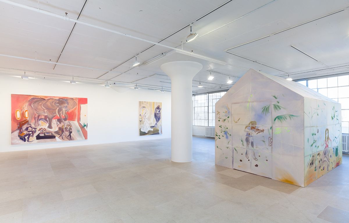 Sophie von Hellermann, Installation view, Novel Ways, Greene Naftali, 2013