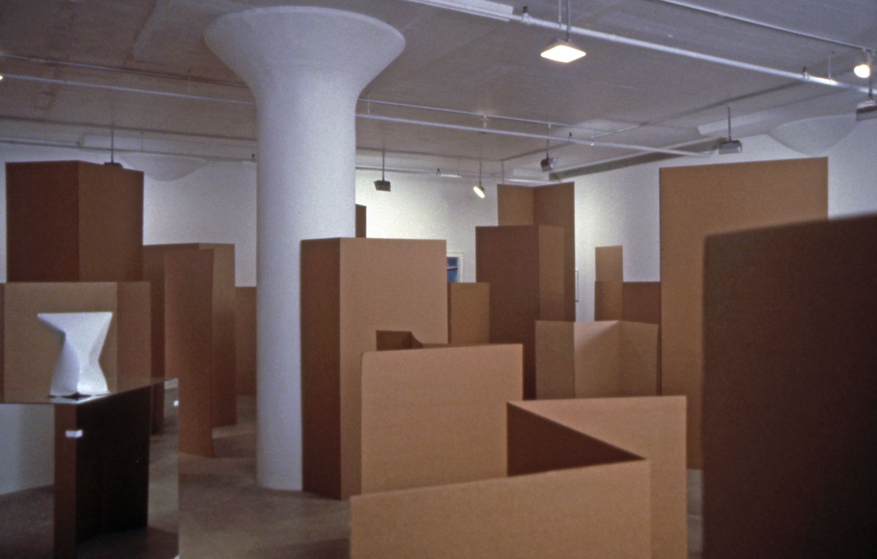 Installation view, Perth Amboy, Greene Naftali, New York, 2001