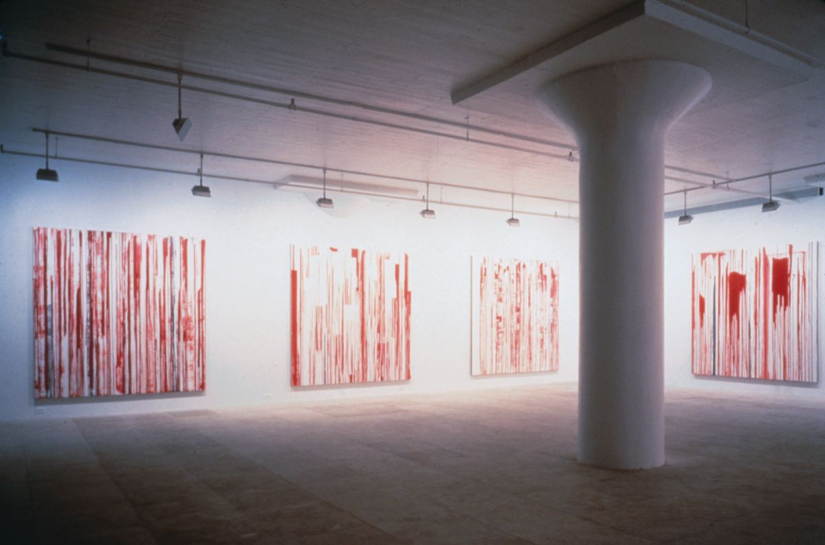 Installation view, Greene Naftali, New York, 1995