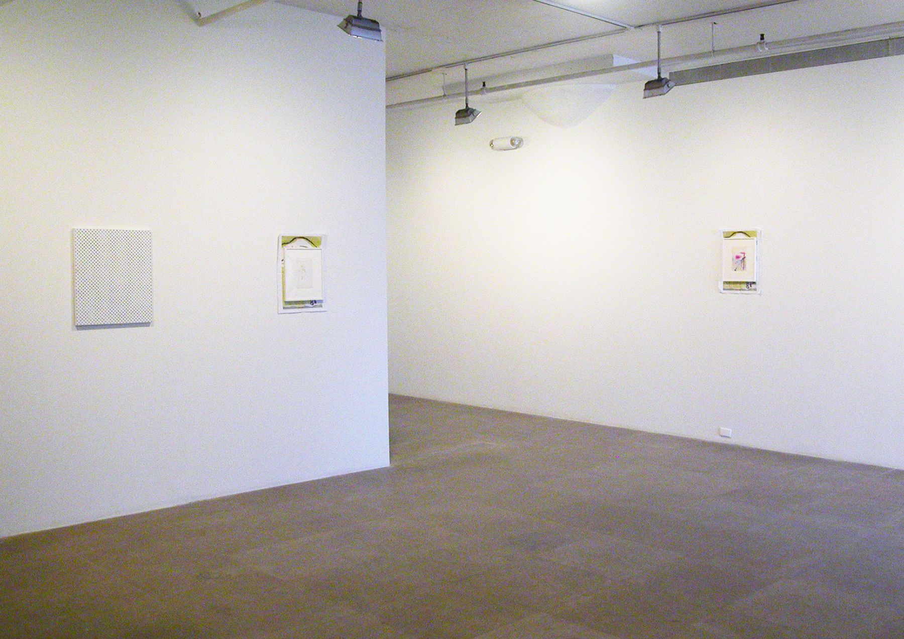 Installation view, Connecting Sugar with Hollywood, Greene Naftali, New York, 2006