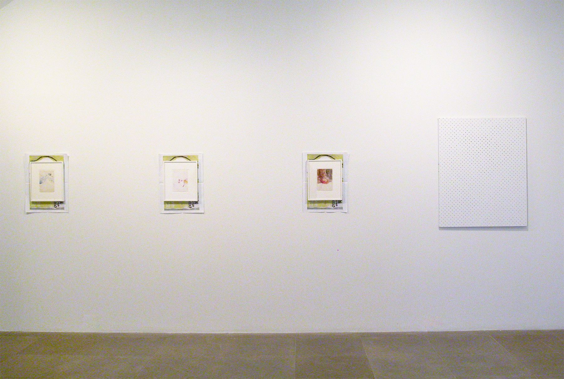 Installation view, Connecting Sugar with Hollywood, Greene Naftali, New York, 2006