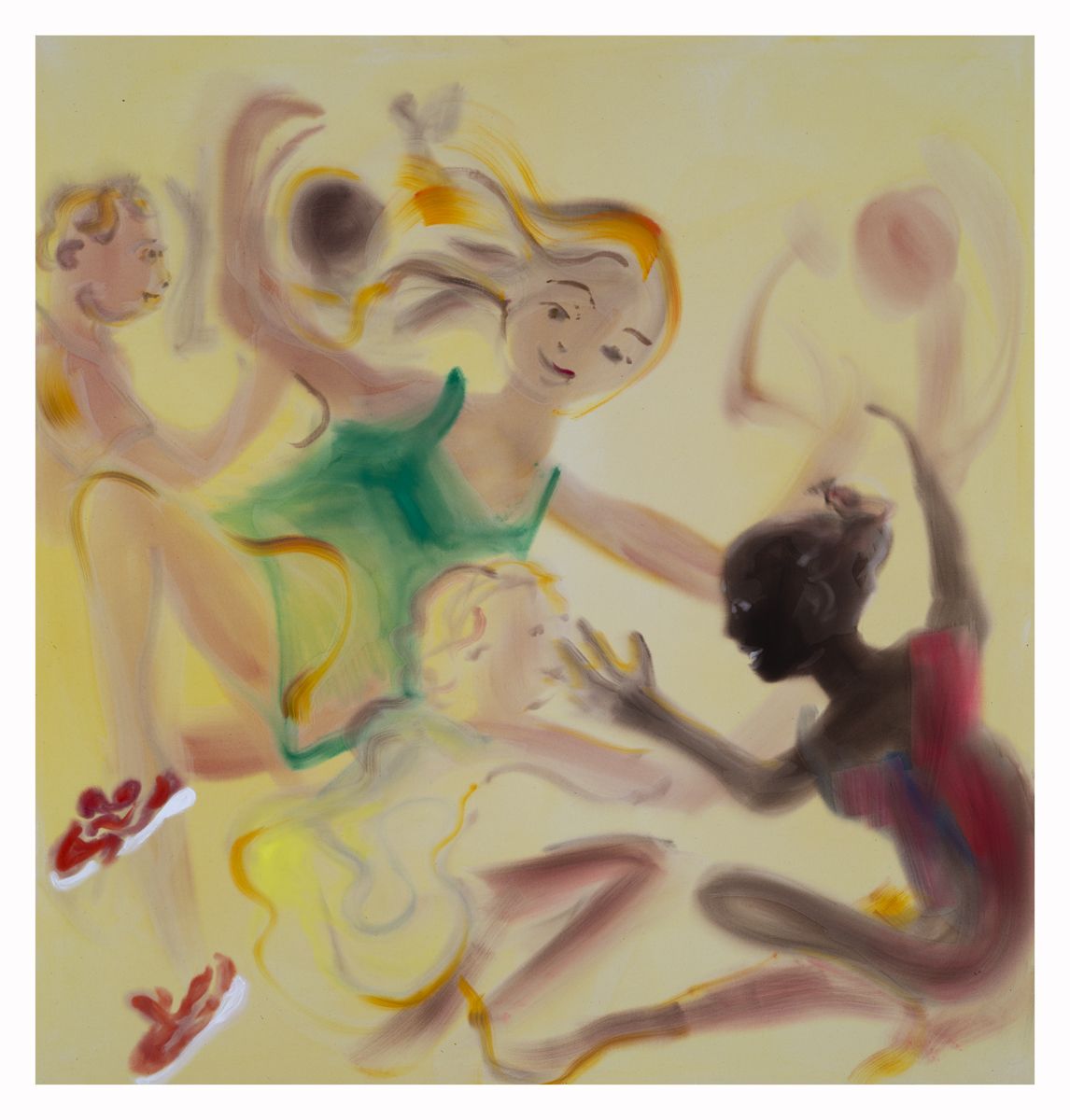 Sophie von Hellermann Lillibet's Disco, 2018 Acrylic on canvas 78 3/4 x 74 3/4 inches (200 x 190 cm)