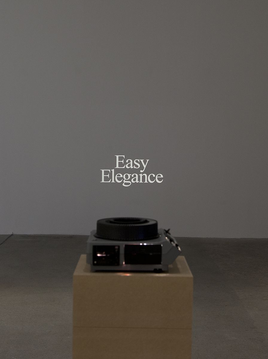 John Knight Where do you live?, 1974 80 Slide projection Dimensions variable