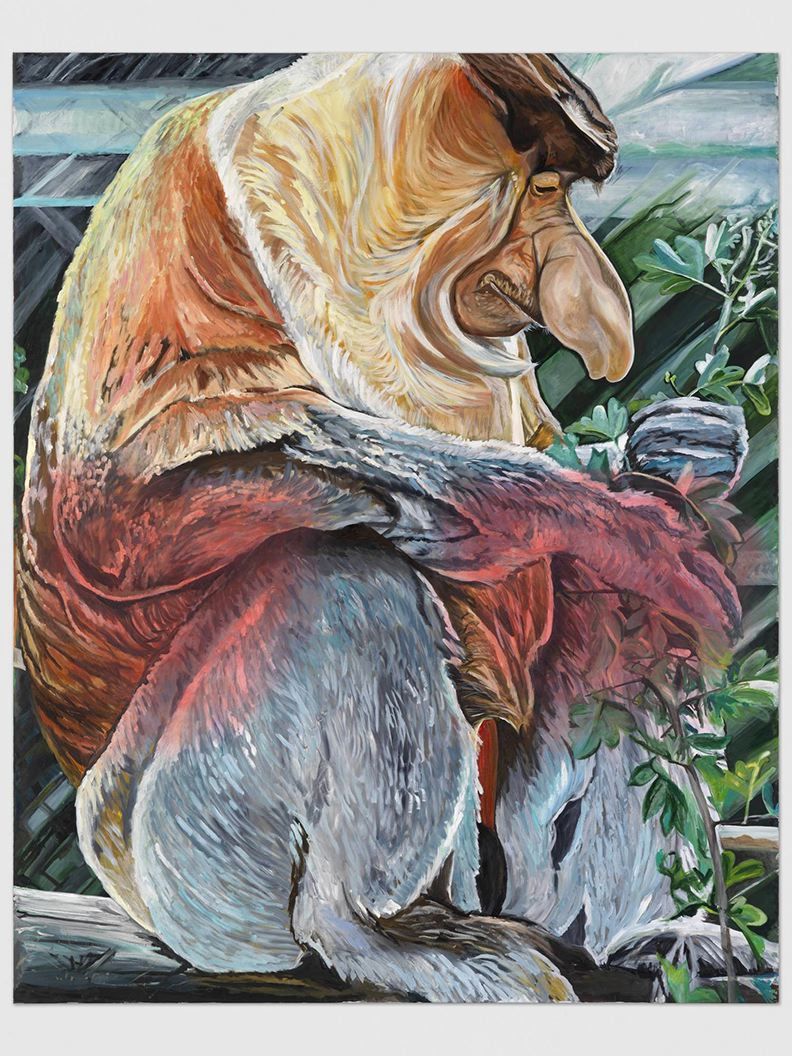 Jana Euler Human Size, 2014 Oil on canvas 102 3/8 x 82 5/8 inches (260 x 210 cm)