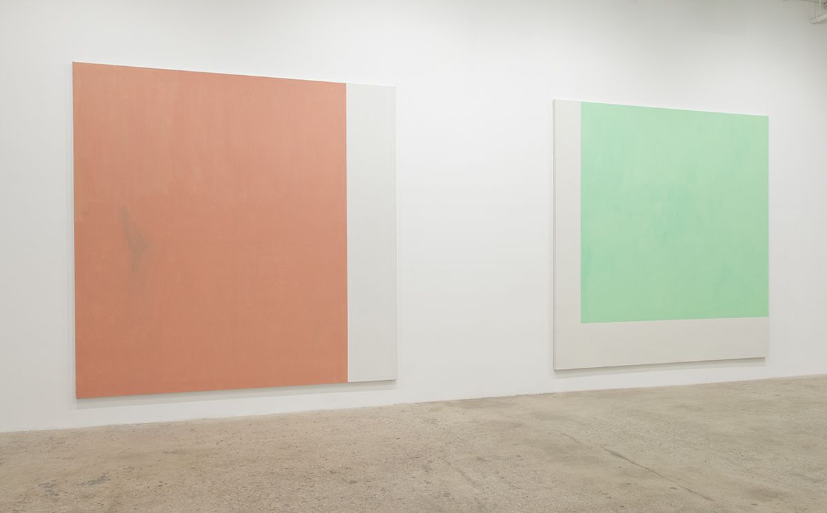 Installation view, Greene Naftali, New York, 2015