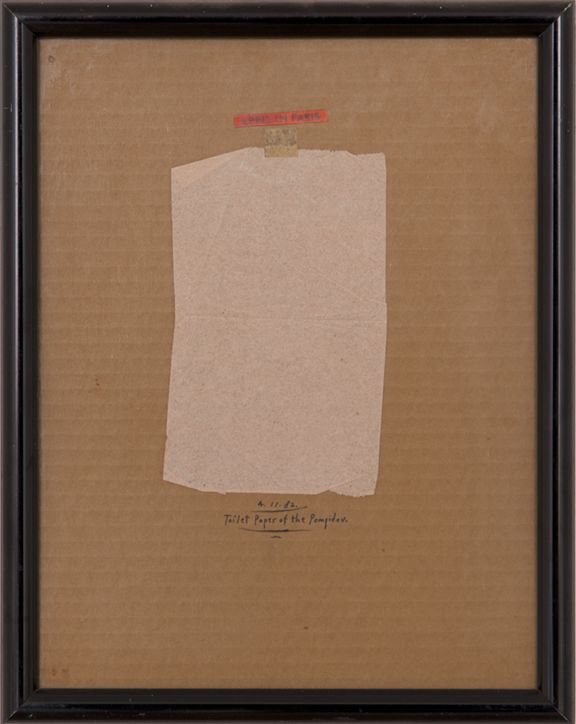 Candy Jernigan April in Paris, Toilet Paper of the Pompidou, 1982