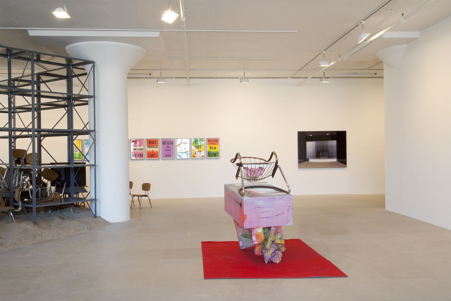 Installation view, ENTERTAINMENT, Greene Naftali, New York, 2012
