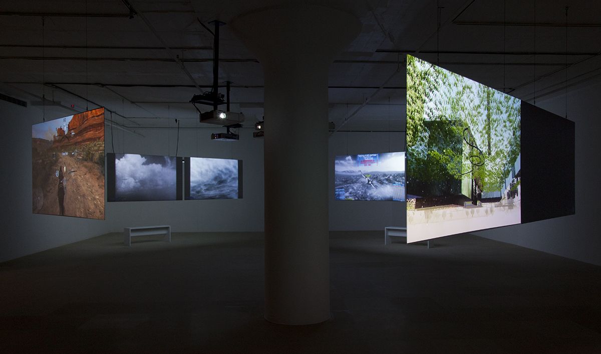 Parallel I-IV, 2012-14, 2 two-channels video, 2 one-channel video, 4 parts video installation: 16 min, 9 min, 7 min, 11 min