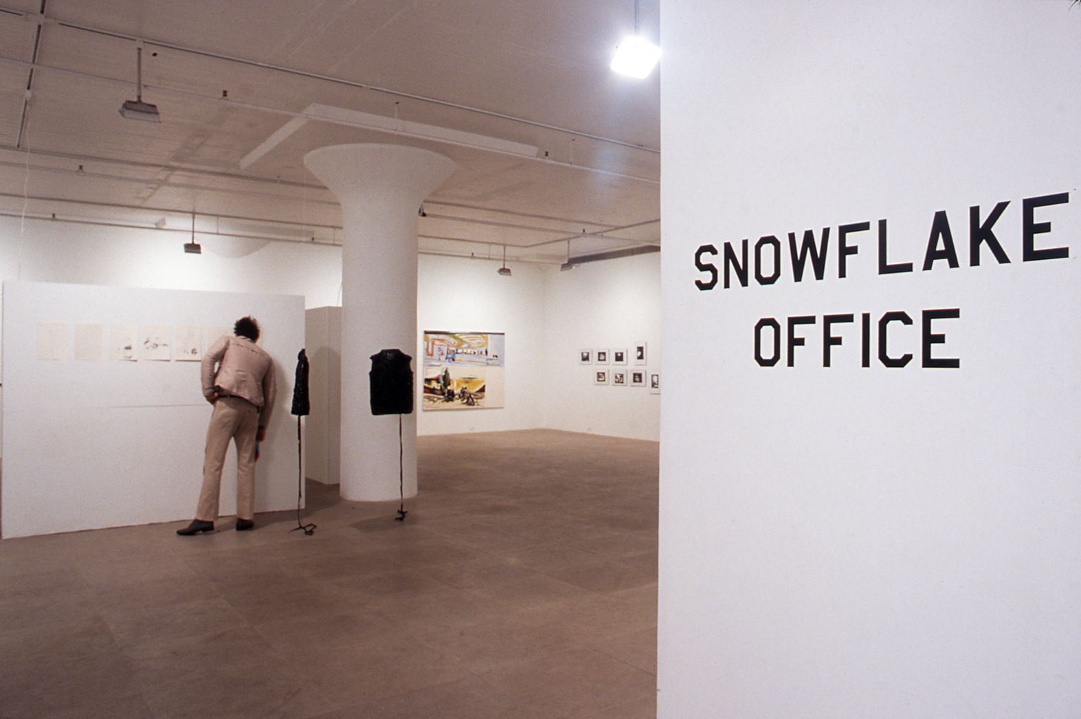 Installation view, Snowflake Office, Greene Naftali, New York, 1999
