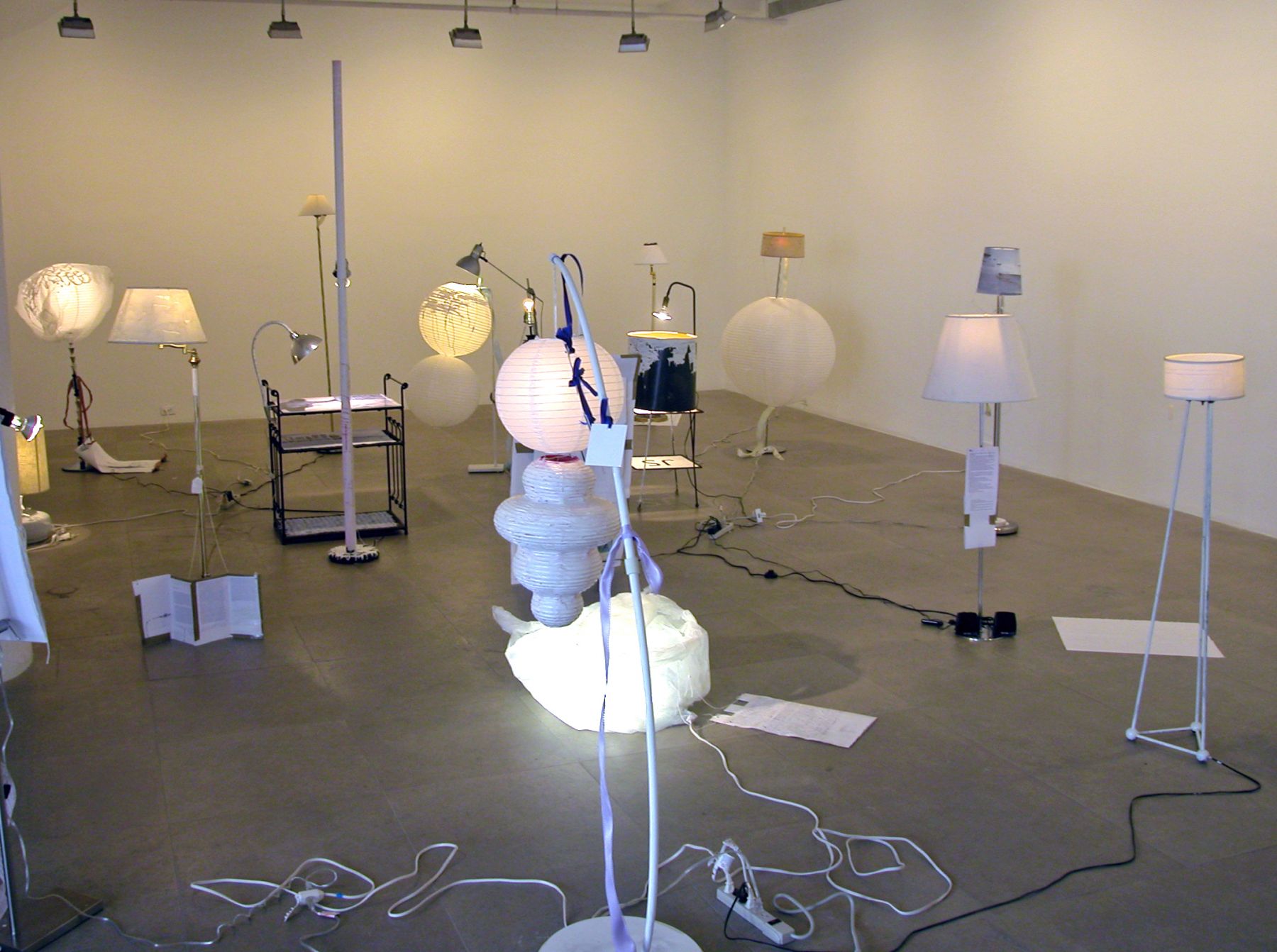 Installation view, Don't Climb the Pyramids, Greene Naftali, New York, 2006