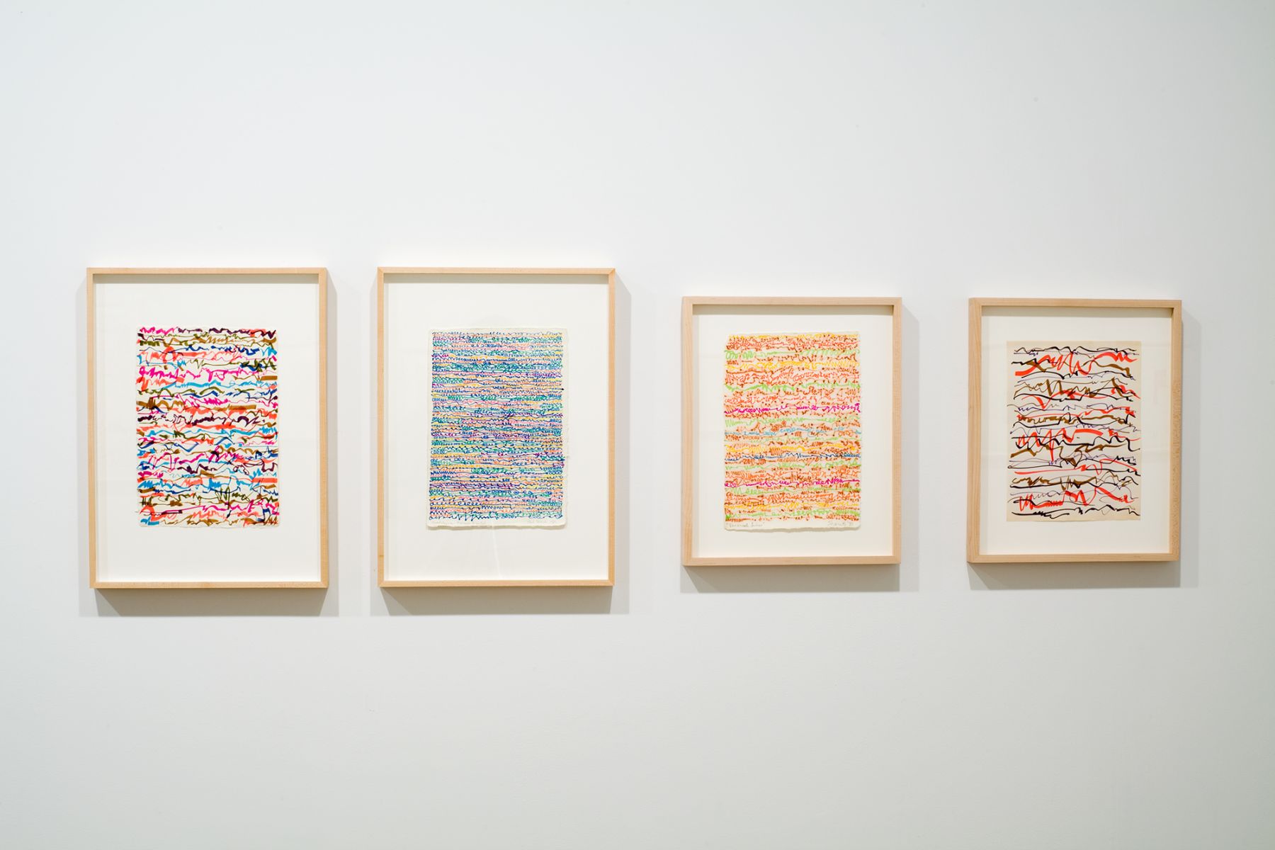 Installation view, Greene Naftali, New York, 2009