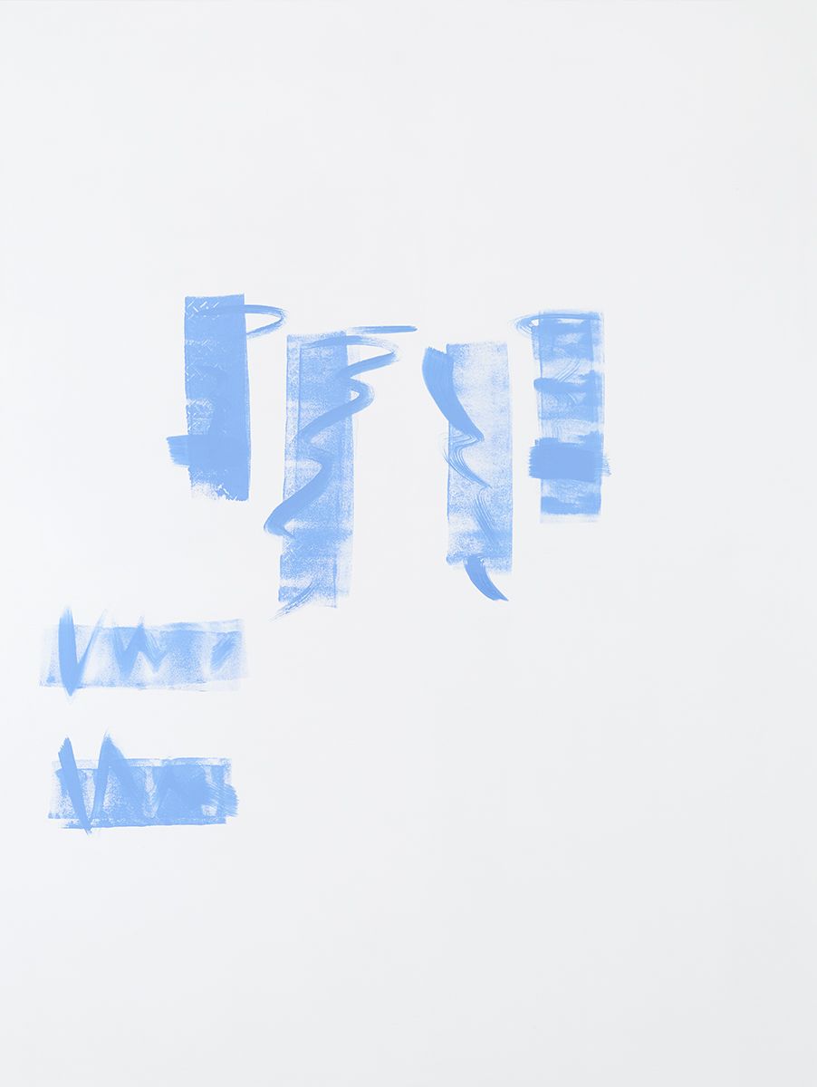 Michael Krebber MK.300, 2015 Acrylic on canvas 78 3/4 x 59 1/8 inches (200 x 150.2 cm)