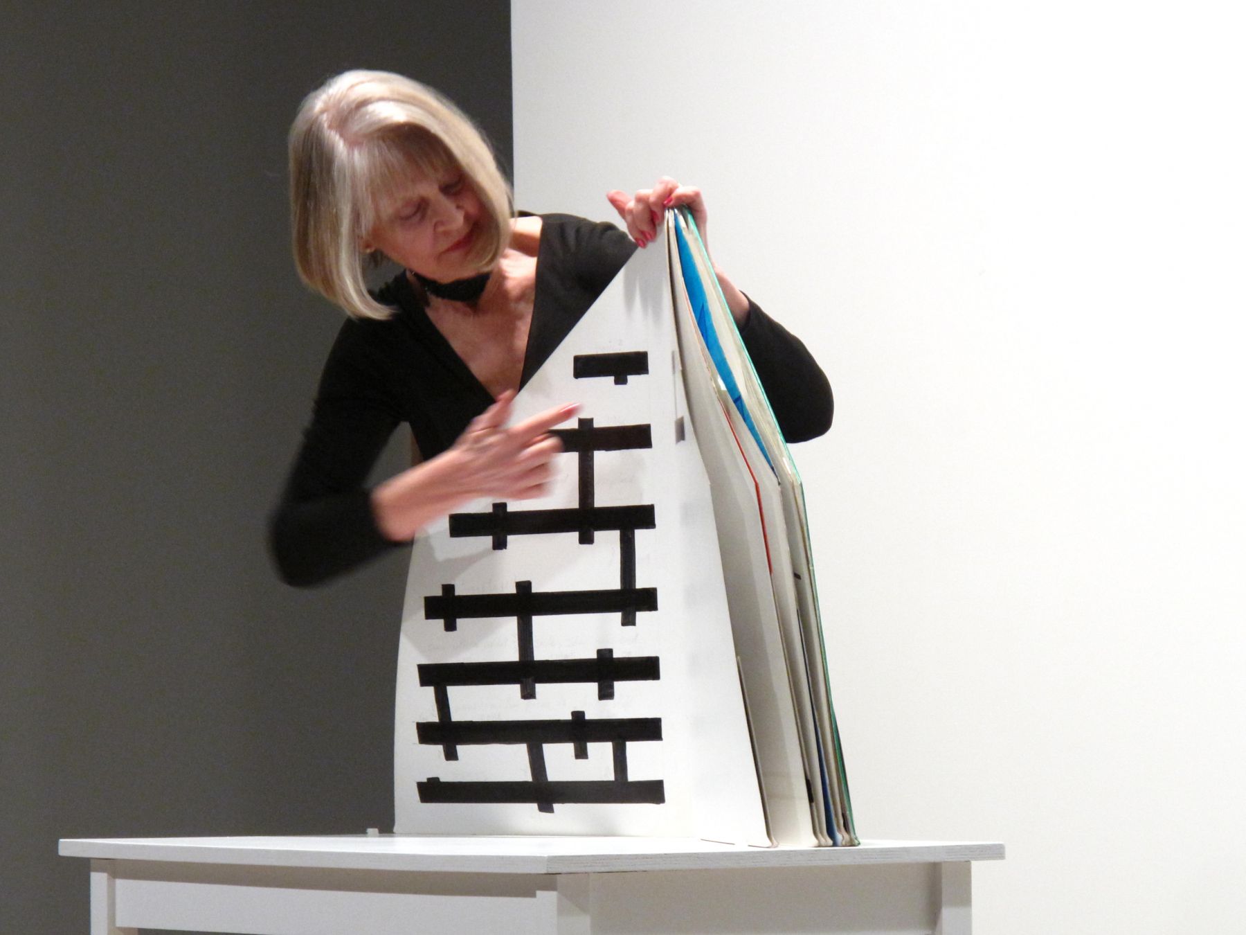 Performance view, Greene Naftali, New York, February 4th, 2009
