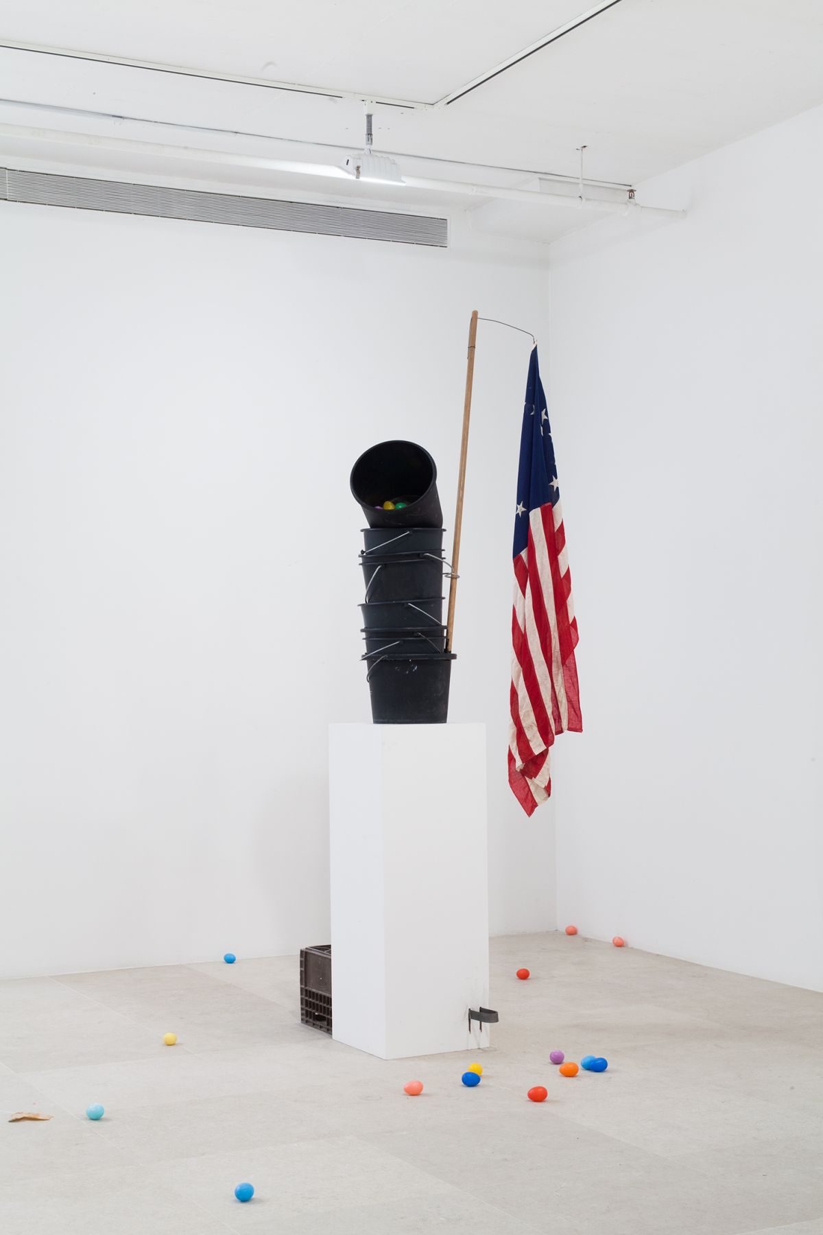 Gelitin, Untitled, 2012, Mixed media, 103 x 23 3/4 x 34 3/4 inches