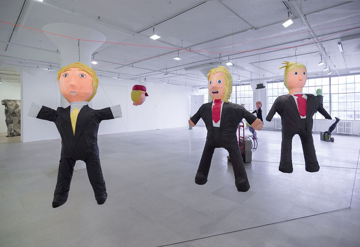 Rachel Harrison, Installation view, More News: A Situation, Greene Naftali, New York, 2016