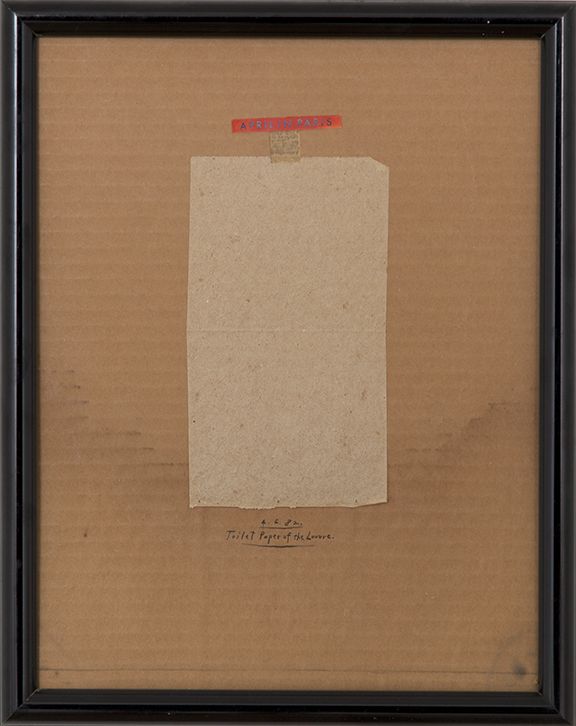 Candy Jernigan April in Paris, Toilet Paper of the Louvre, 1982