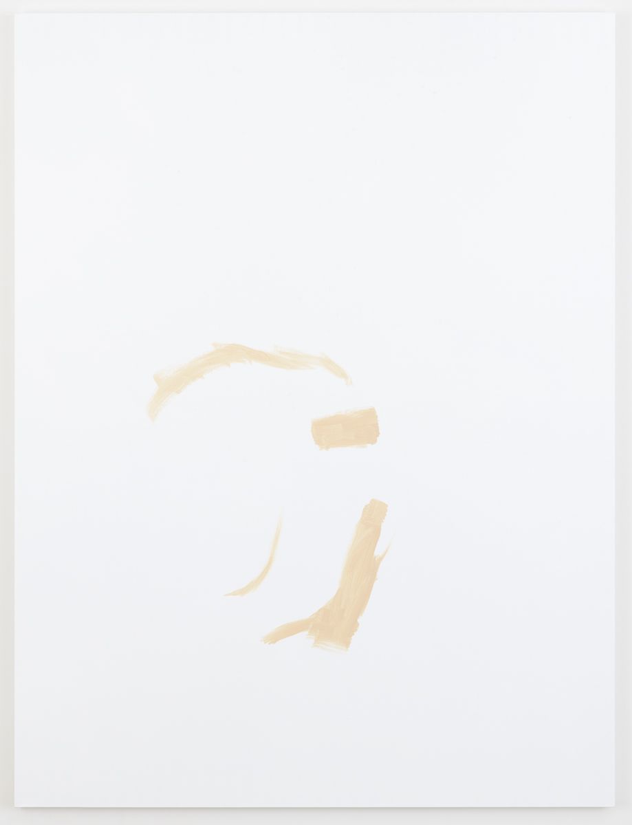 Michael Krebber MK.6068, 2018 Acrylic on canvas 78 x 59 inches (198.1 x 149.9 cm)