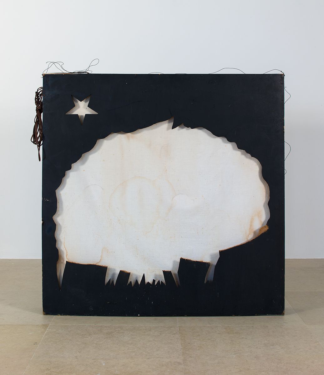 Gedi Sibony, First There Was This, 2013, Light box, 51 x 54 x 10 inches