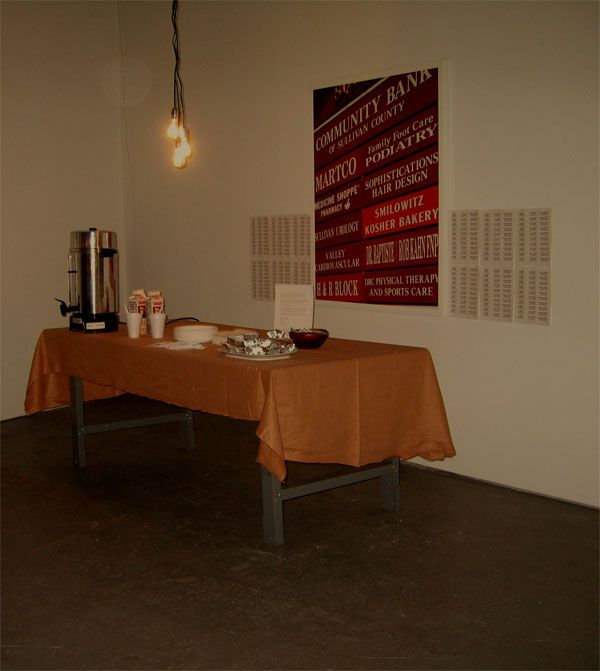 Fia Backström, In Memory of HERD INSTINCT 360º, Greene Naftali, New York, 2006