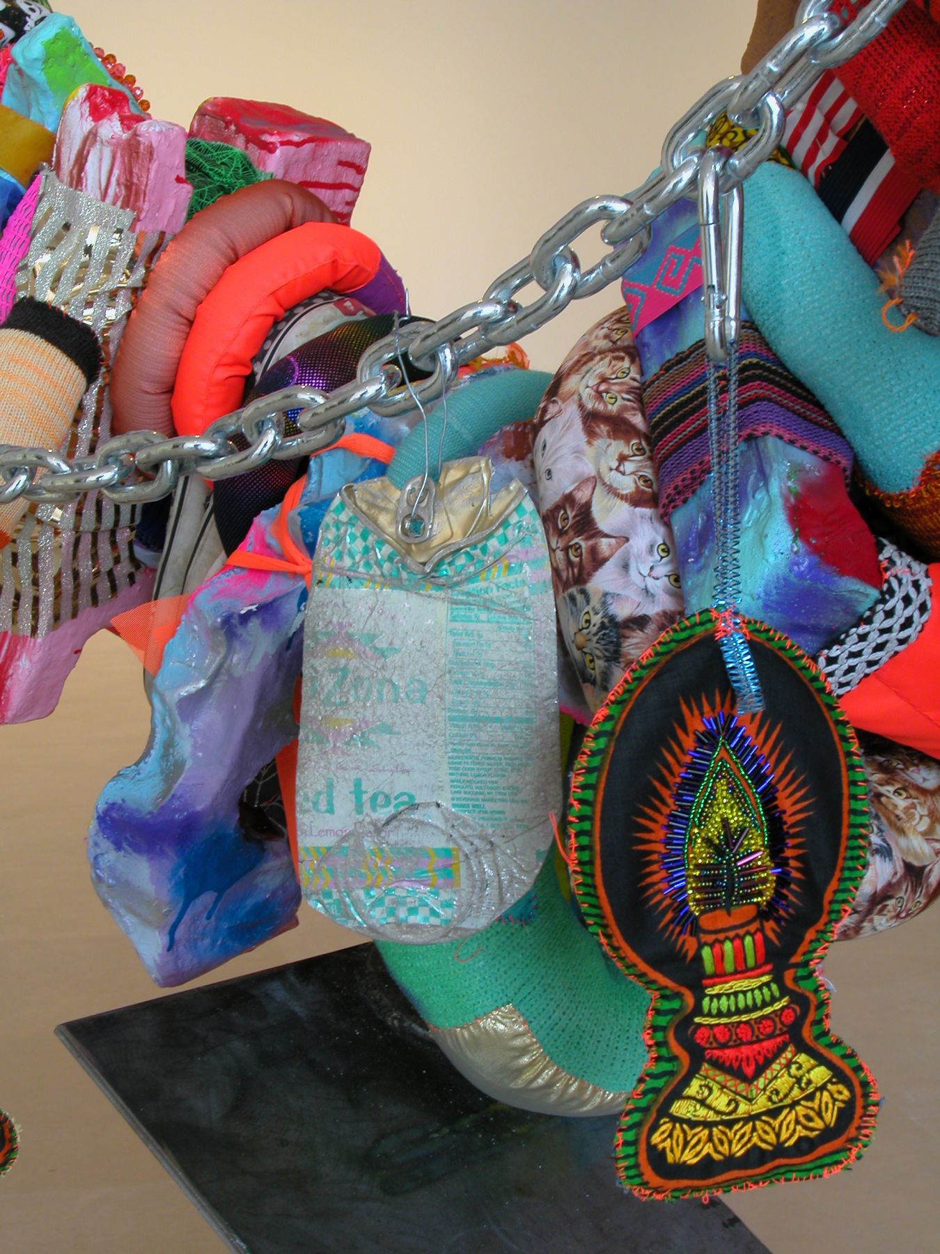 Jim drain, Vagabond, 2007 (detail), Mixed media, 70 x 43 x 80 inches