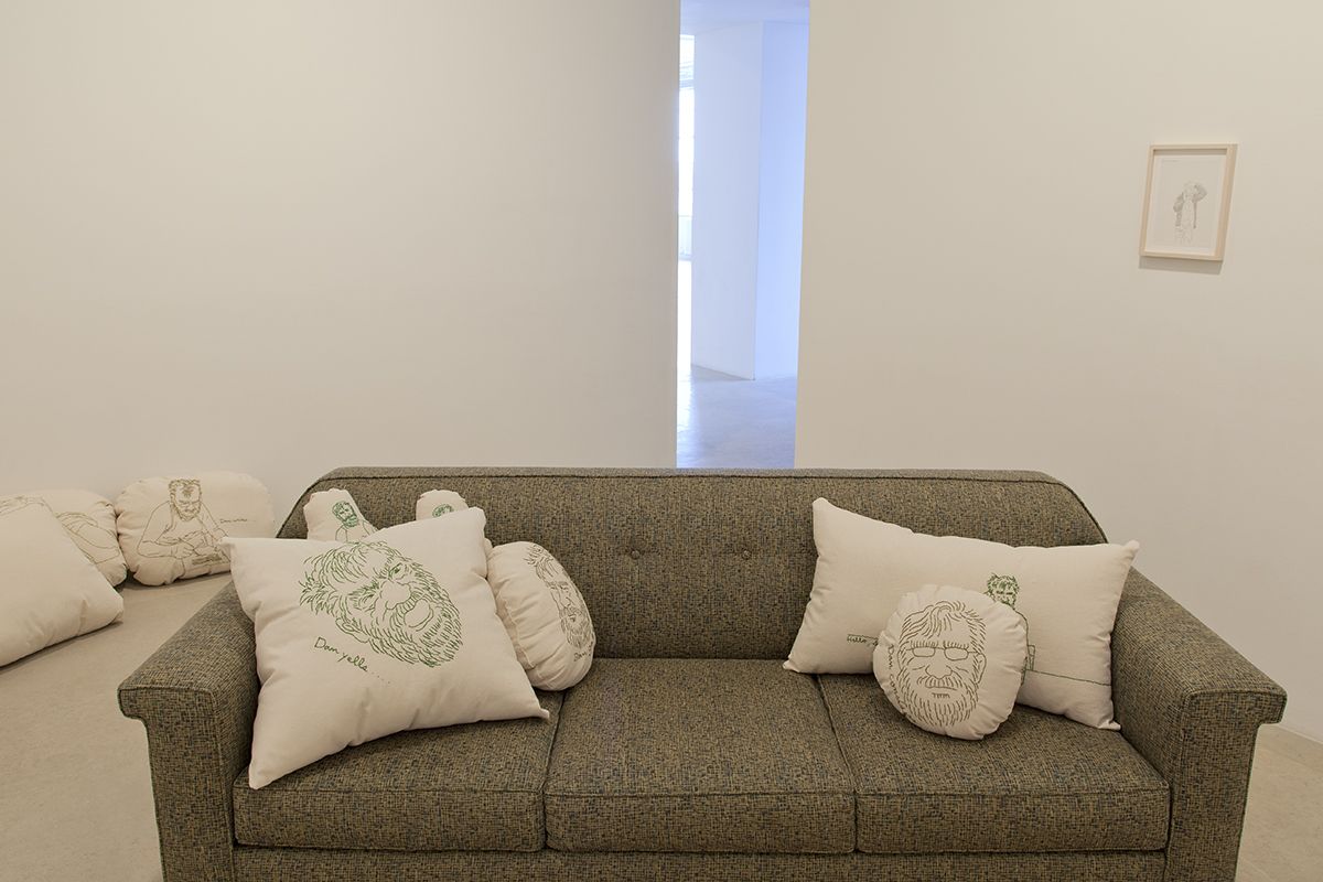Mieko Meguro, Installation view, Couch Potato with Dan, Greene Naftali, New York, 2016