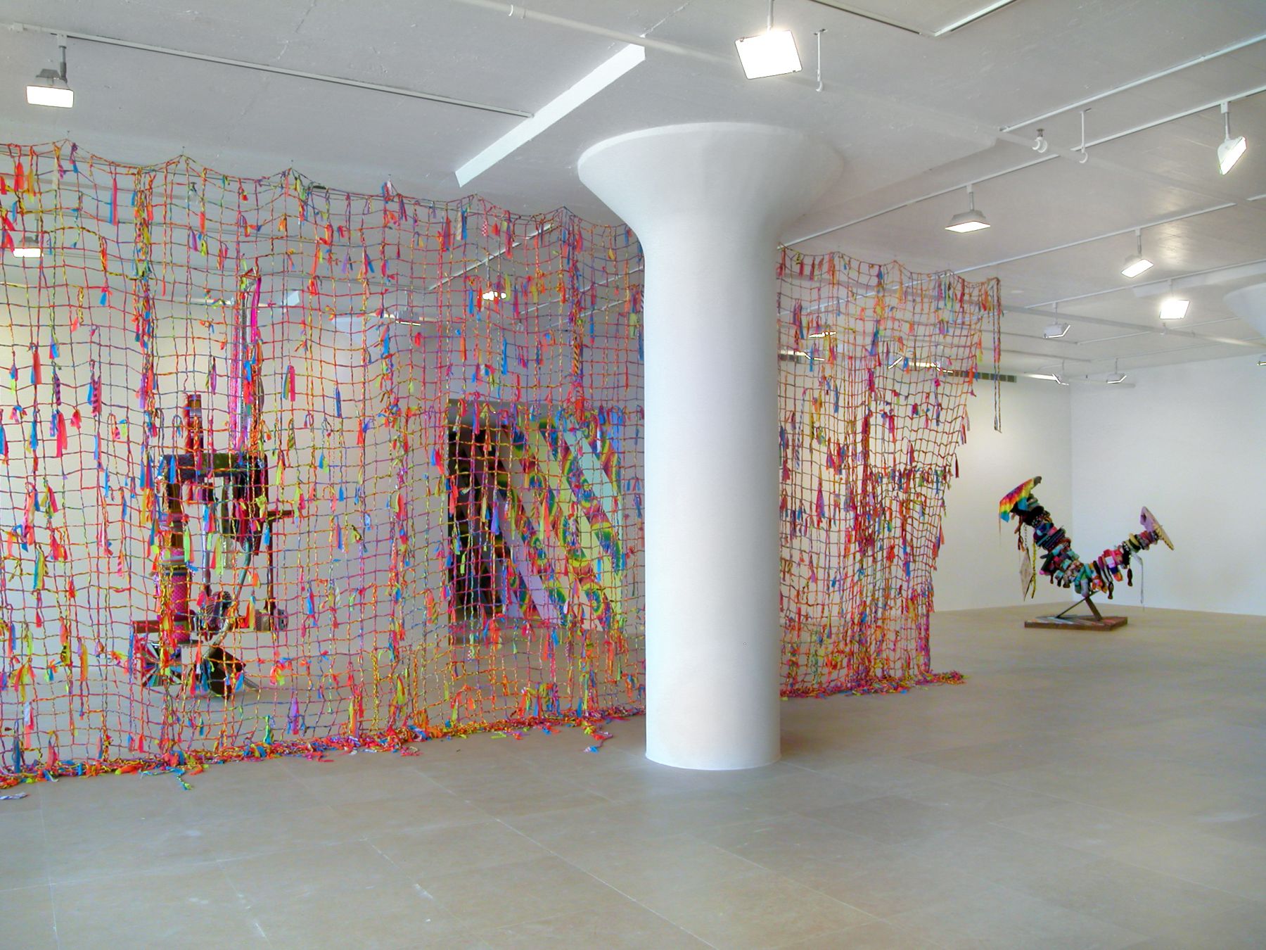 Jim Drain, Installation view, I Would Gnaw on My Hand, Greene Naftali, New York, 2007