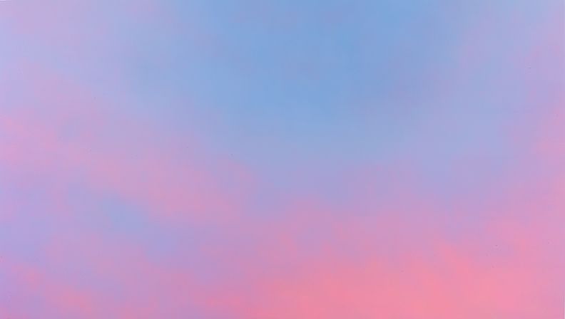 Alex Israel, Sky Backdrop, 2013, Acrylic on canvas, 192 x 108 inches