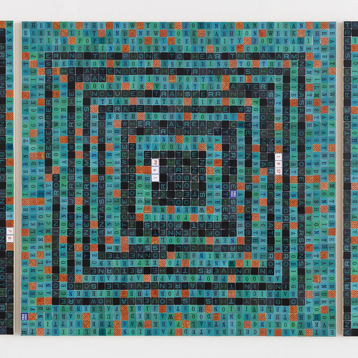Allen Ruppersberg, Three San Francisco Poets (Bill Berkson), 2017 (detail)