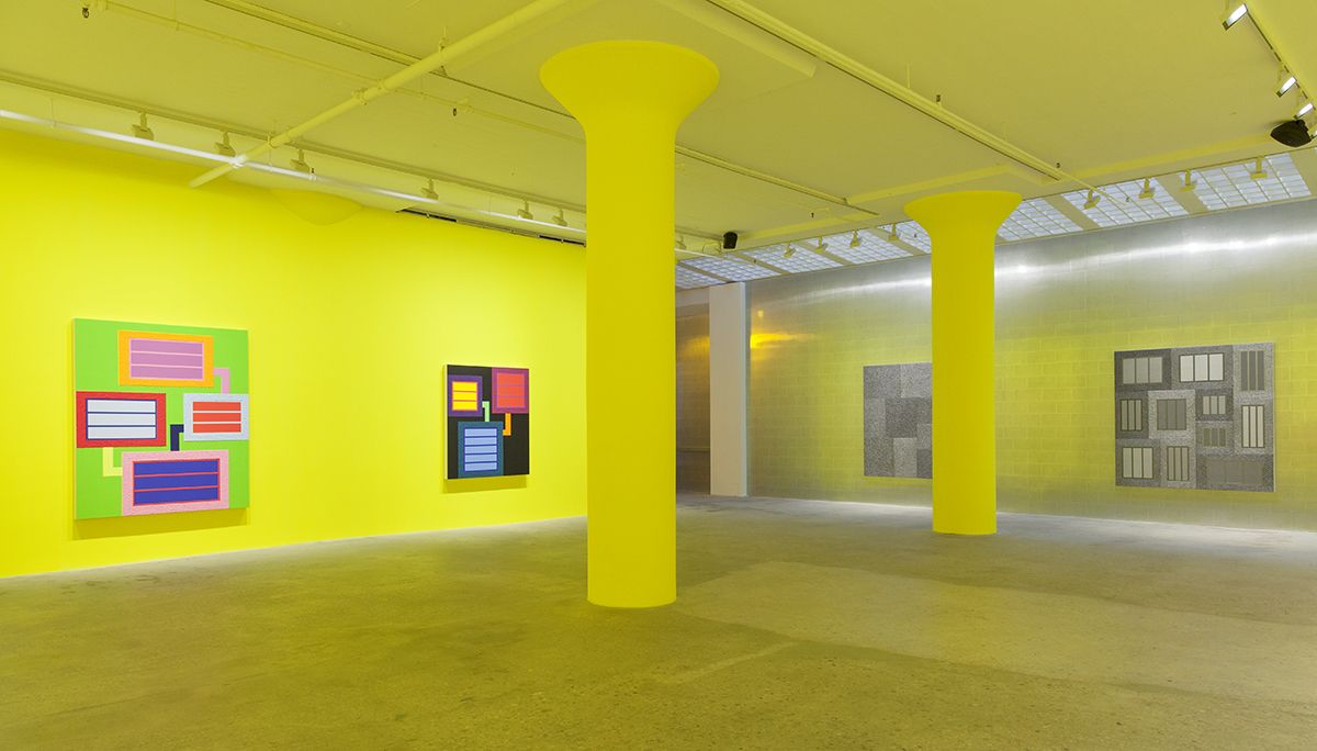 Peter Halley, Installation view, Greene Naftali, New York, 2017