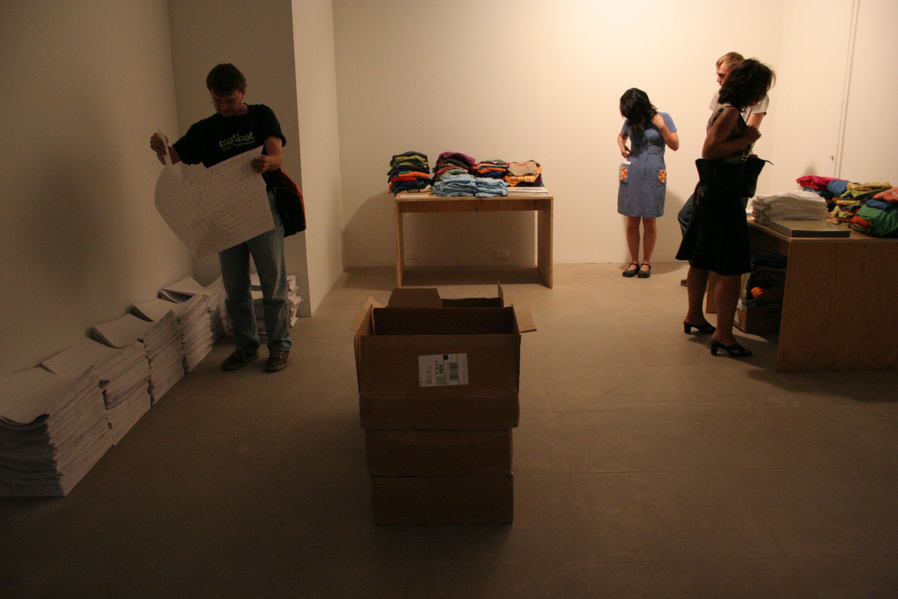 Installation view, Greene Naftali, New York, 2005