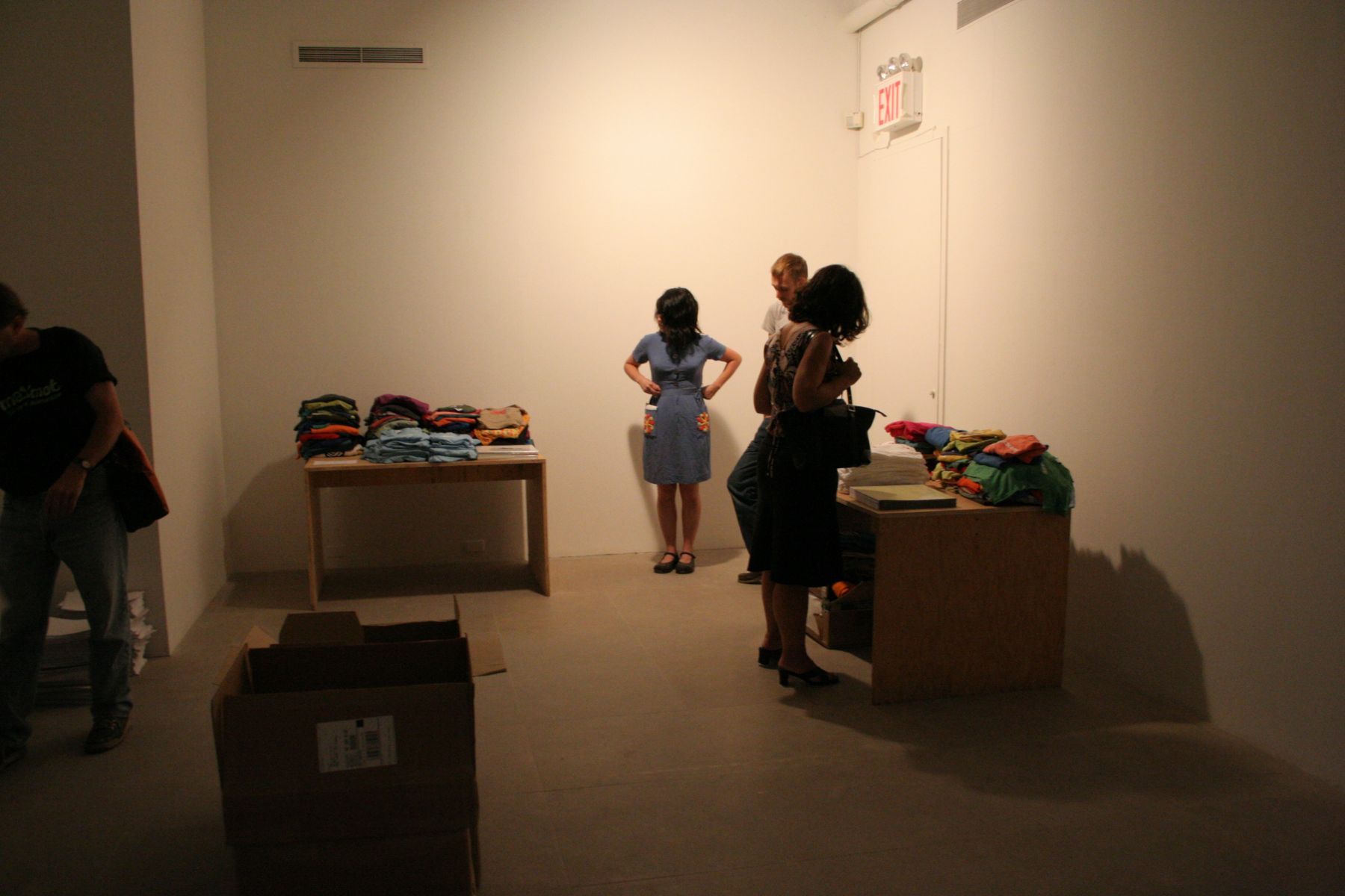 Installation view, Greene Naftali, New York, 2005