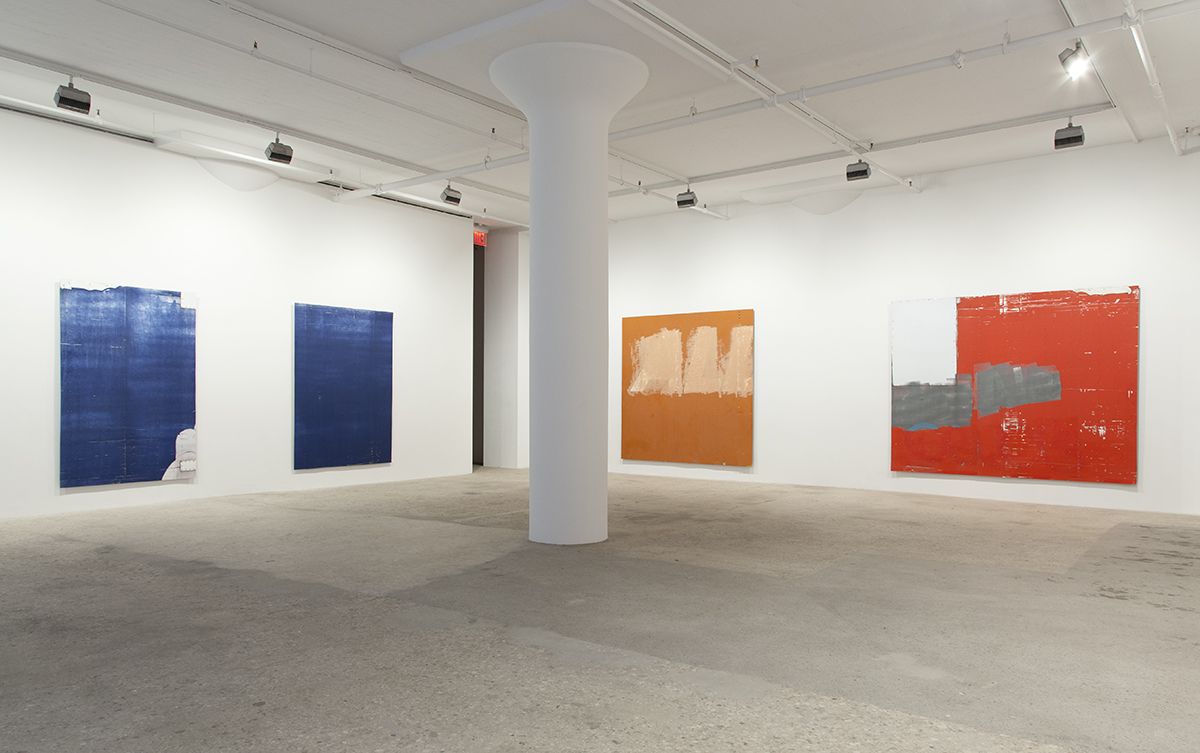Installation view, Greene Naftali, New York, 2014