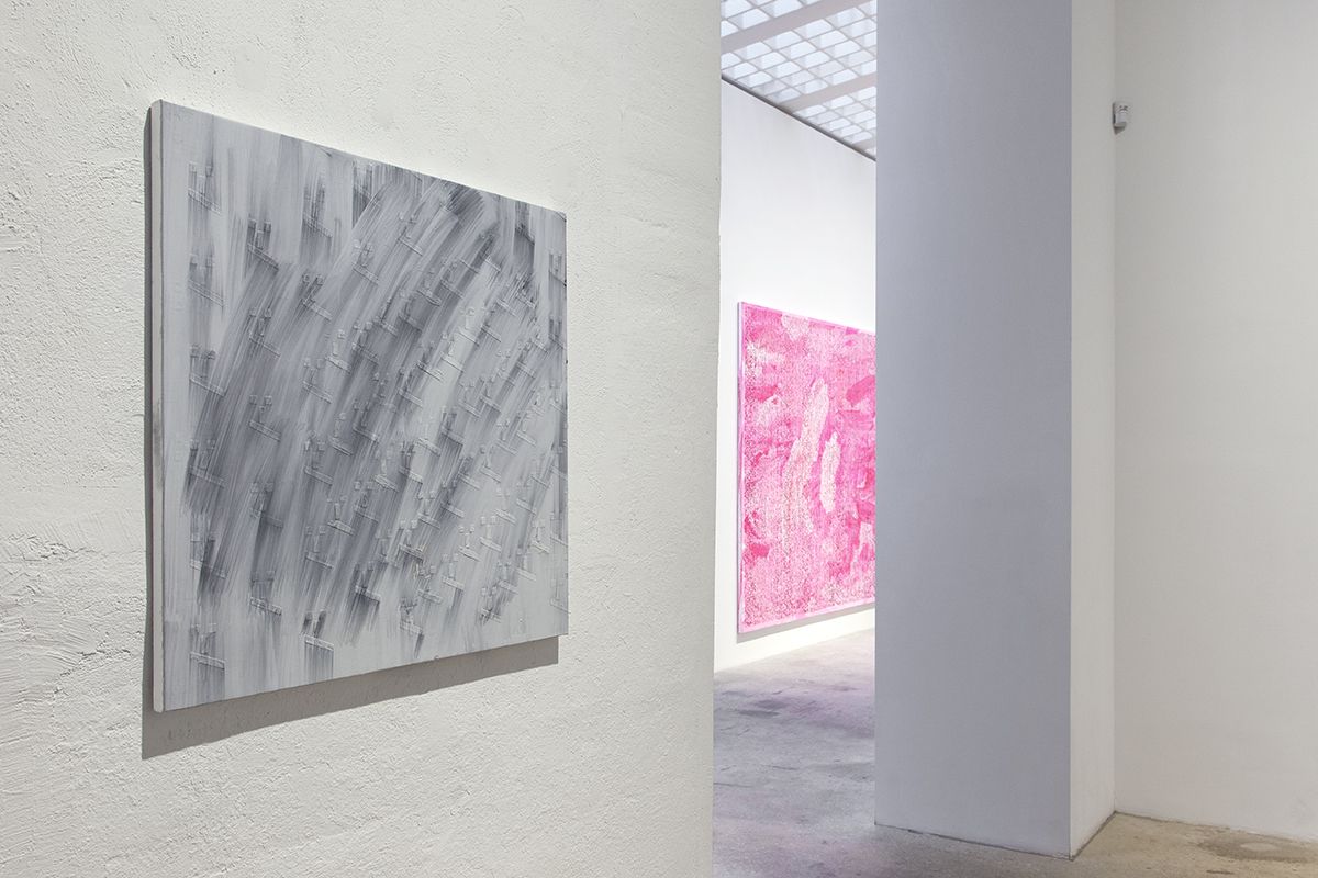 Jacqueline Humphries, Installation view, Greene Naftali, New York, 2015