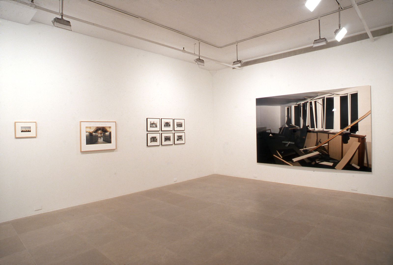 Installation view, Pictures Greene Naftali, New York, 2002