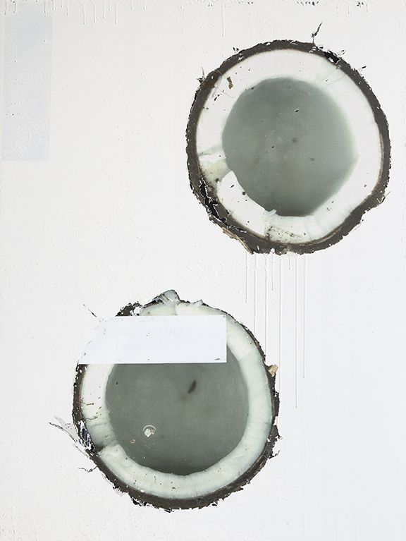 Guyton \ Walker Untitled (from the series: Guyton \ Walker: Empire Strikes Back), 2006 silkscreen and inkjet print on canvas 2 paint cans, inkjet prints 48 x 36 inches 121 cm x 91.4 cm