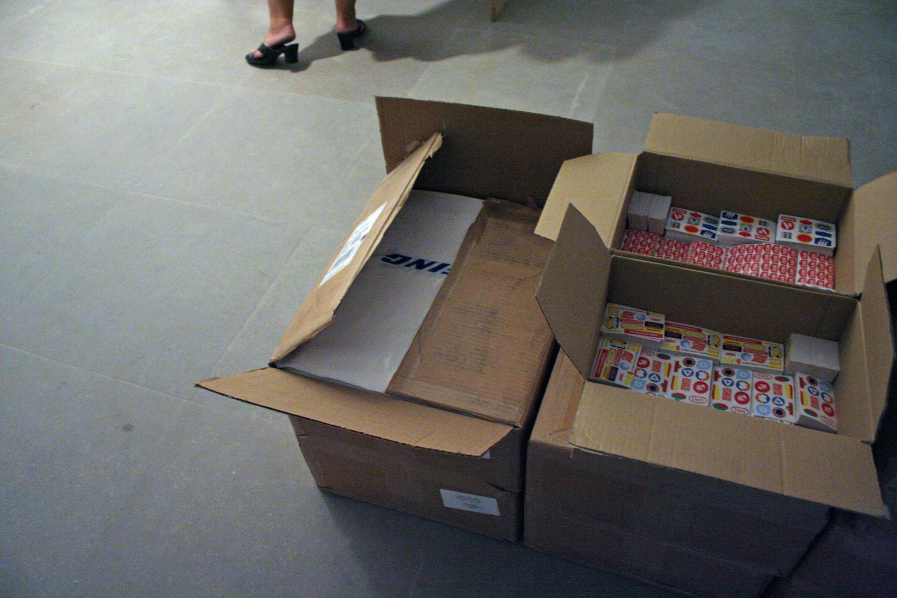 Installation view, Greene Naftali, New York, 2005