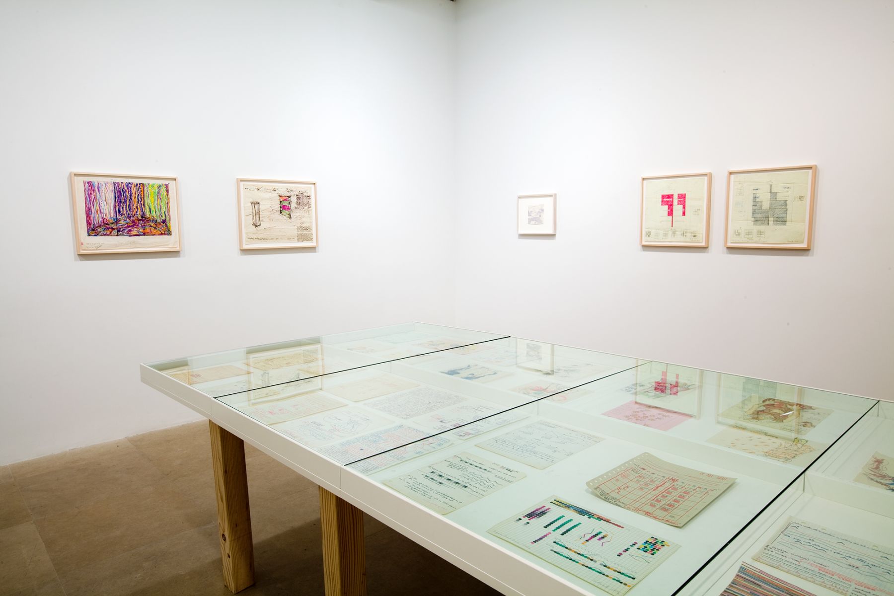 Installation view, Greene Naftali, New York, 2009