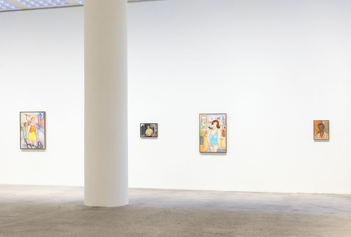 Katharina Wulff, Installation view, It was just this moment, Greene Naftali, New York, 2016