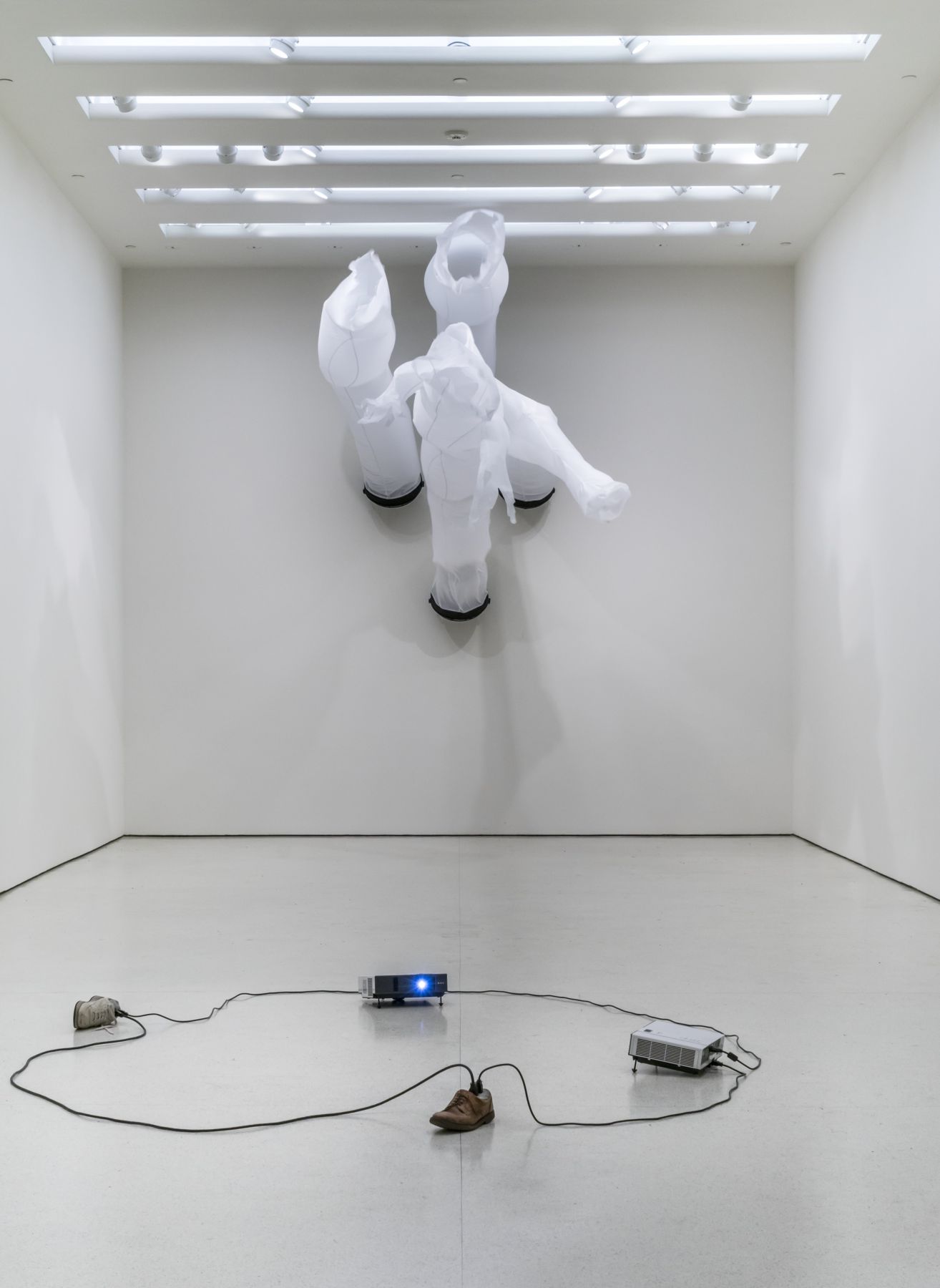 Installation view: The Hugo Boss Prize 2014: Paul Chan, Nonprojections for New Lovers, Solomon R. Guggenheim Museum, New York