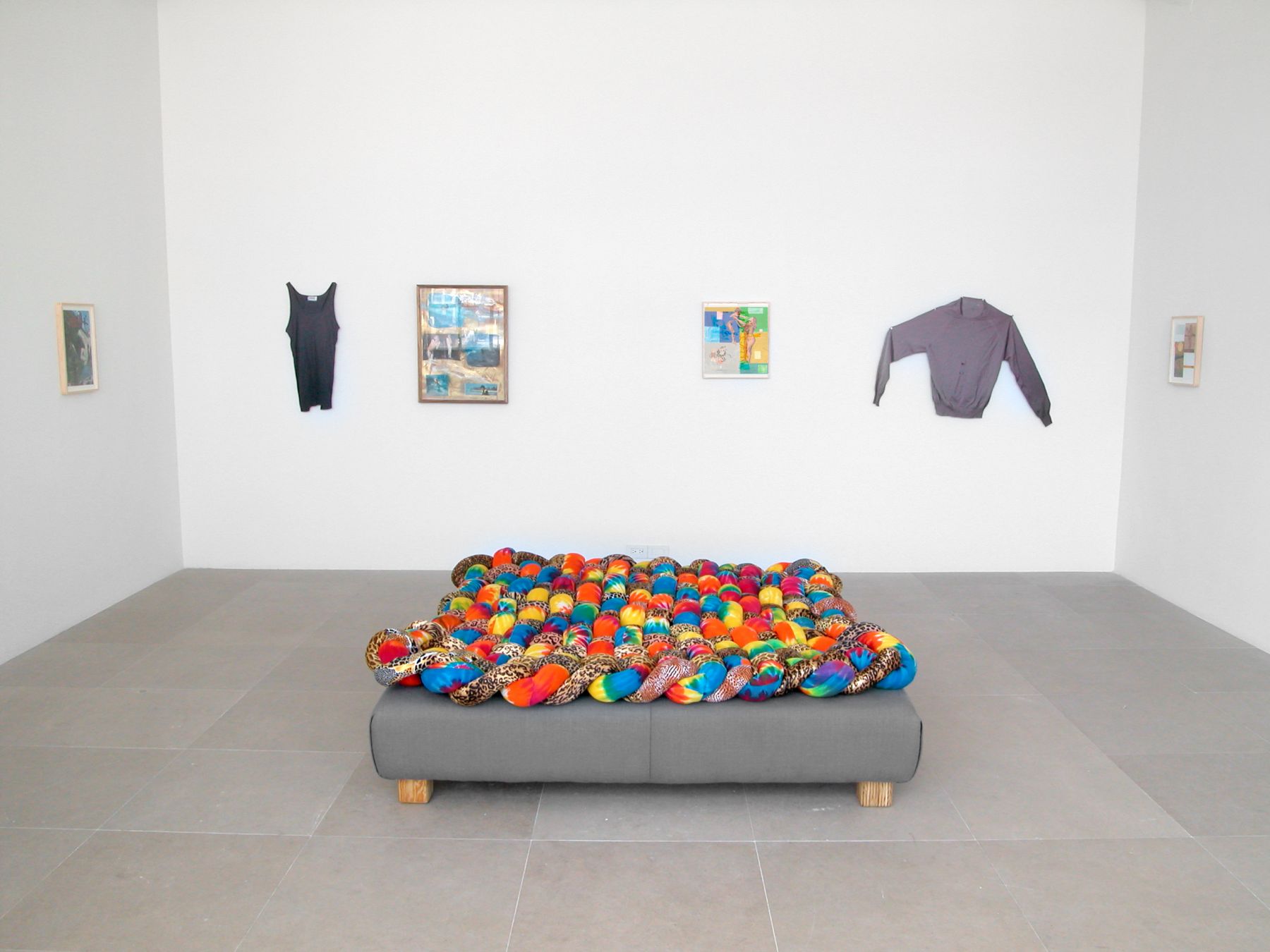 Jim Drain, Installation view, I Would Gnaw on My Hand, Greene Naftali, New York, 2007