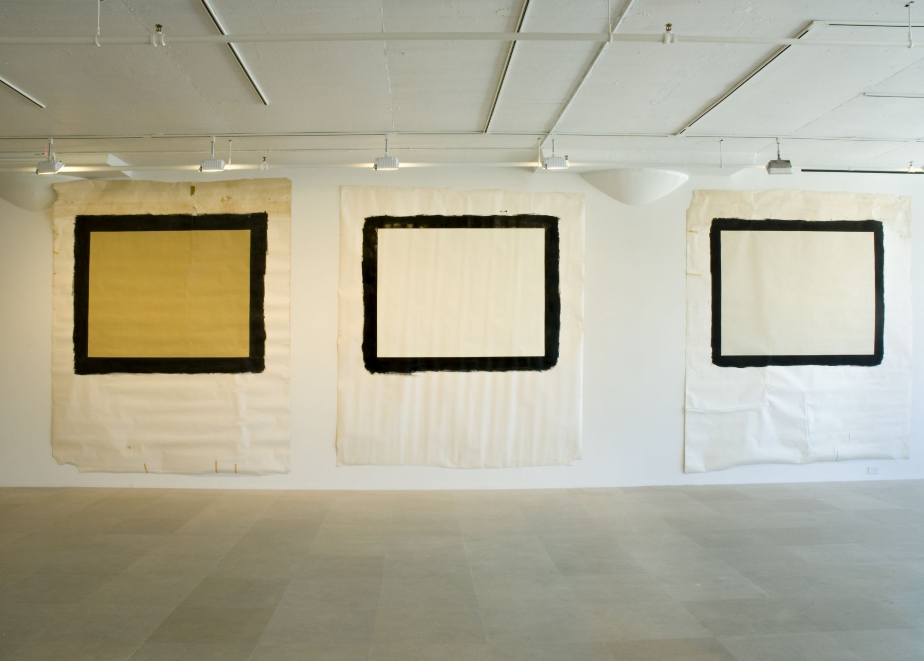 Tony Conrad, Installation view, Greene Naftali, New York, 2007